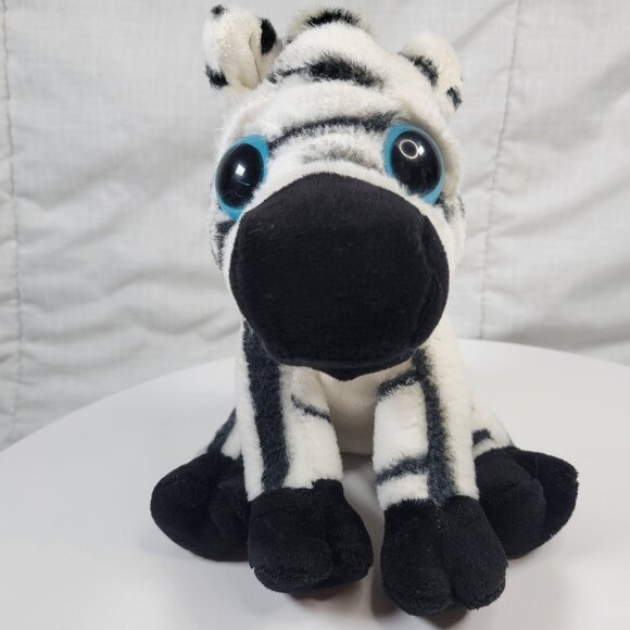 Zebra Plush Stuffed Animal 7" - Picture 3 of 9